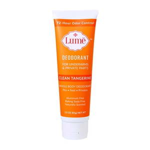lot 52988 image: Lume Deodorant For Underarms and Private Parts 3oz Tube (Clean Tangerine)