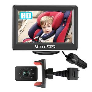 lot 52995 image: VECLESUS Baby Car Monitor, 1080P HD Rear Facing Baby Car Camera with 4.3� Baby Car Monitor, Easy Installation Baby Car Back Seat Camera for Baby Car Travel Safety for Car, SUV, Pickup