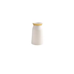 lot 53013 image: Lsbtaucp- Frosted gold border ceramic vase, simple home decoration, suitable for various festivals, good shooting props, a good choice of gifts. (White)