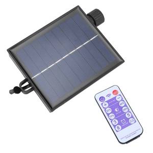 lot 53026 image: Replacement Solar Panel, Automatic Waterproof Adjustable Solar String Light Control Box with Remote Control, Solar Lamp String Circuit Board (Output Boost 24V)