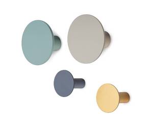lot 53036 image: Essentra Home Multicolor Wall Mounted Coat Hooks, Decorative Entryway Wall Hooks. Set of 4