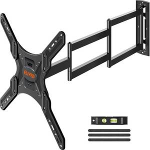 lot 53045 image: ELIVED Long Arm TV Wall Mount for Most 26-60 Inch TVs, 29.5 Inch Long Extension TV Mount Swivel and Tilt, Full Motion Wall Mount TV Bracket Fit Max VESA 400x400mm, Holds up to 77 lbs.