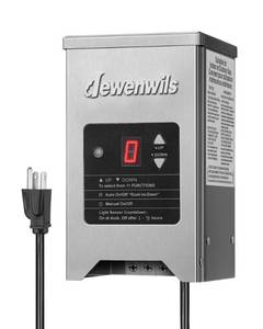 lot 53049 image: DEWENWILS 150W Low Voltage Landscape Transformer with Photocell Sensor, 120V AC to 12V15V AC, Low Voltage Transformer for LED Landscape Lights, Spotlight, Weatherproof Stainless Steel, ETL Listed
