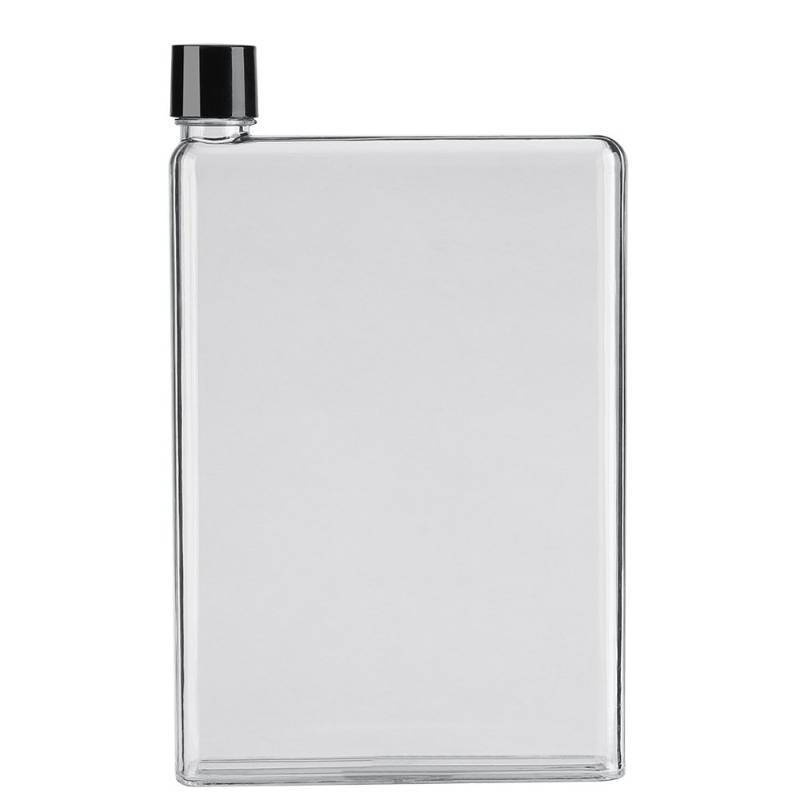 lot 1244 image: Tyenaza Flat Water Bottle, slim water bottle for purse, Leak Proof 750ml Retail $10.10