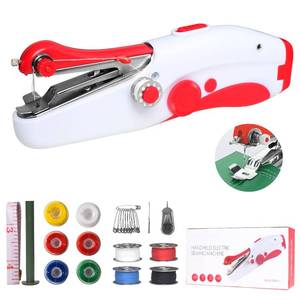 lot 1031 image: Handheld Sewing Machine, Mini Portable Electric Sewing Machine Quick Sew For Adults, Easy To Use Suitable for Sewing Clothes, DIY, Family Travel Retail $19.57