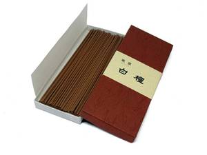 lot 1039 image: Minorien Japanese Sandalwood Incense Sticks Fuin Byakudan Small Pack - 5.3 inches 65 Sticks - Made in Japan Retail $19.75