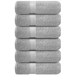 lot 1063 image: Infinitee Xclusives 100% Cotton Hand Towels for Bathroom �� Ultra-Soft & Highly Absorbent, 6-Pack, Gym, Spa & Hotel Charming Grey Retail $28.79