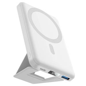 lot 1075 image: AOGUERBE Magnetic Power Bank, 10000mAh Foldable Wireless Portable Charger with USB-C Cable LED Display, Mag-Safe Battery Pack 22.5W PD Fast Charging for iPhone 1615141312 ProPro MaxPlusMini Retail $47.49