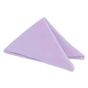 lot 1095 image: Sparkles Make It Special 100 pcs 17x17 inch Polyester Cloth Napkin - Lavender - Wedding Linen Restaurant Dinner Wedding Banquet Party - 19 Colors Available Retail $60.41