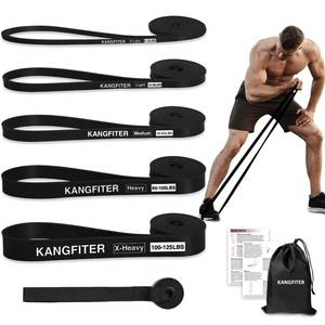 lot 1102 image: KANGFITER Resistance Bands for Working Out, Pull Up Bands for Men Women, Thick Heavy Resistance Band Set with Door Anchor, Elastic Exercise Bands for Body Stretching, Physical Therapy, Home Workouts Retail $43.01