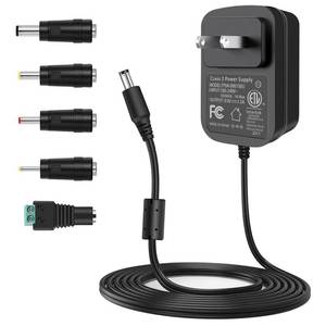 lot 1126 image: 9V 1.5A Power Supply DC 9V Power Cord, 110-240Vac to DC 9Vlot 1A AC Adapter DC Plug Center Positive, for DC9V Arduino UNO R3, Schwinn Bike A10 140 170, Crosley Cruiser Record Player. Retail $16.99