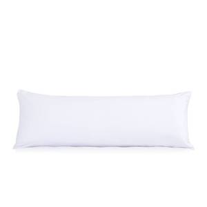 lot 1142 image: Evolive Ultra Soft Microfiber Body Pillow CoverPillowcases 21x54 with Hidden Zipper Closure (21x54 Body Pillow Cover, White) Retail $9.99