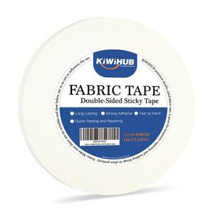 lot 1145 image: KIWIHUB Heavy Duty Fabric Tape - Double Sided Sticky Fabric Tape Strong Adhesive Cloth Hem Tape,Hemming Tape No Sewing or Ironing, Gluing - 12 Inch x 164 Feet Retail $9.99