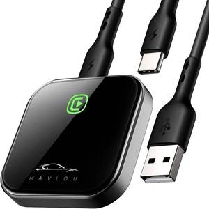 lot 1171 image: Carplay Wireless Adapter for Apple, 2024 Upgrade Stable Fast Connection for Converts Wired to Wireless carplay Dongle, Wireless Control Plug & Play Carplay for Cars from 2017 & for iPhone iOS 10 Retail $59.88