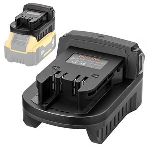 lot 1175 image: Adapter for DeWalt to Milwaukee Battery, Aikeec Battery Adapter for DeWalt 18 20V Lithium Battery Convert to for Milwaukee 18V M18 Battery Use for Milwaukee M18 Cordless Power Tool (Adapter only) Retail $18.24