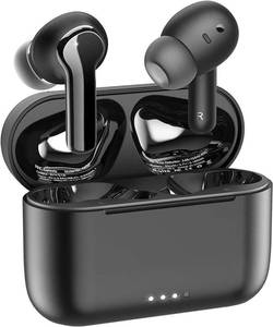 lot 1199 image: Wireless Earbuds Bluetooth Earbuds Environmental Noise Cancellation 70H Playtime Clear Calls Noise Cancelling in Ear Earphones Charging Case GameMusic Mode Headphones for Work (Black-er-Ultra) Retail $11.70