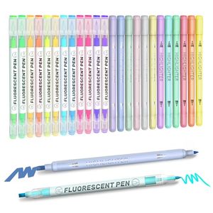 lot 1265 image: EooUooIP Highlighters, 24 Assorted Colors Highlighters Pens, Broad and Fine Tips Pastel Highlighter Marker Pens, Bible Highlighters No Bleed for Journaling, Students School Office Stationery Retail $19.99
