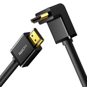 lot 1274 image: UGREEN HDMI Cable Right Angle 4K 90 Degree HDMI Cord High Speed Down Angle HDMI 2.0 Cable, 4K60Hz HD 3D 1080P ARC Compatible for Laptop Monitor Nintendo Switch Xbox PS5 PC TV 3.3FT Retail $9.99