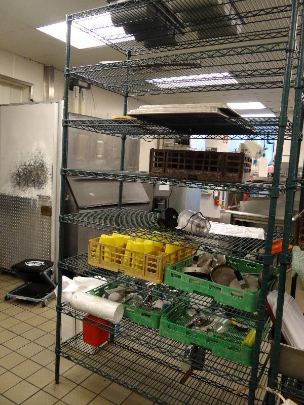 lot 2558 image: Metro Style Rack With Contents