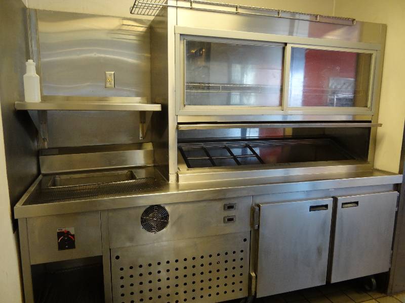 lot 2563 image: 94x33.5 Stainless Prep Station