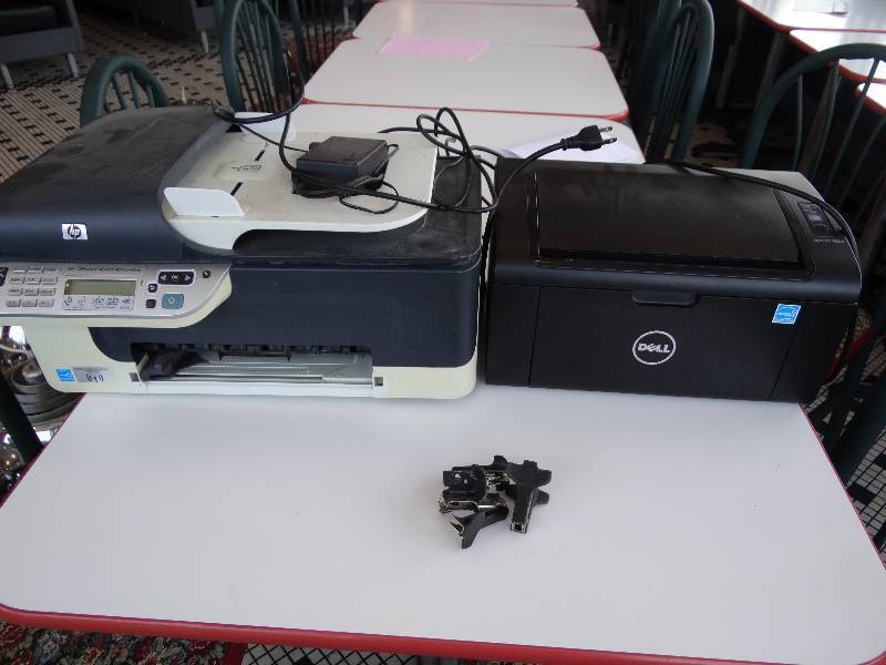 lot 2588 image: HP Office Jet J4680C All-In-One Printer Dell B1160W Printer
