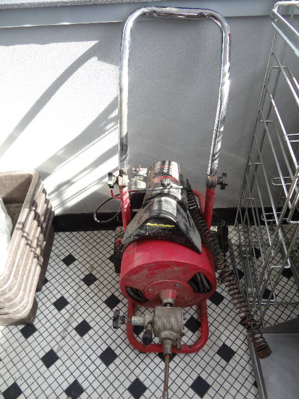 lot 2597 image: Chicago 50ft Drain Cleaner