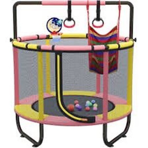 lot 2306 image: Calvary Indoor Domestic Trampoline with Enclosure