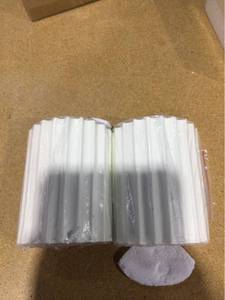 lot 2318 image: Set of 2 Fetason Line Wall Lights - White