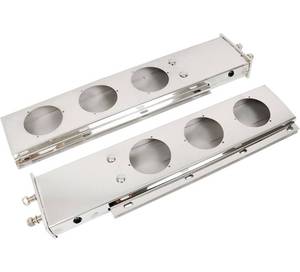 lot 2377 image: 1 Pair 2 12 Bolt Spacing 30 Stainless Steel Mud Flap Hanger Replacement for Semi Trucks
