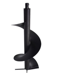 lot 7305 image: 12-in Earth Auger Drill Bit, Garden Plant Flower Auger Rapid Planter Compatible Gas Powered Post Fence Hole Digger with 34 Shaft