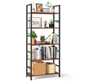 lot 7332 image: Yoobure 5 Tier Bookshelf