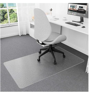 lot 7355 image: Chair Mat for Carpet, 36in x 60in Office Floor Mats for Rolling Chairs, Floor Protector Mats, Easy Glide Desk Floor Mat for Low Pile Carpet (Rectangle)