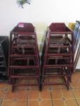 Lot of High Chairs, Booster Seats and Koala Infant Seat Kraddle