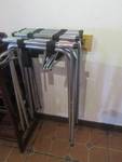 Lot of Serving Tray Stands and Trays