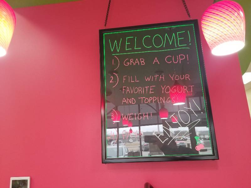 lot 1054 image: Lighted menu display sign