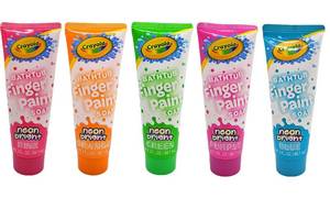 lot 27 image: Crayola Neon Bright Bathtub Finger Paint Soap (Set Of 5)