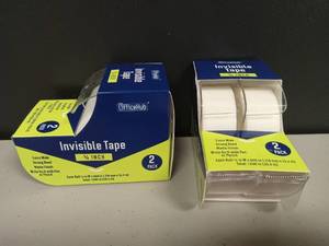 lot 43 image: 2 Pack Invisible Table 34 inch X 600 inch (Quantity 2)