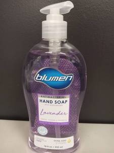 lot 87 image: Blumen Antibacterial Hand Soap with Moisturizers 18 fl oz (Lavender)