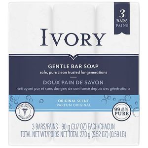 lot 96 image: Ivory Original Personal Size Bars 3 ct 3.1 Oz