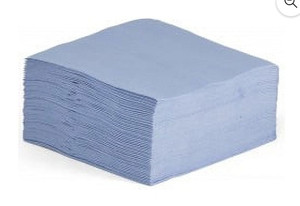 lot 104 image: Taskbrand, Advantage Series, Heavy Duty, Blue Creped, 12x13,  50bag