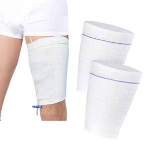 lot 2636 image: 2 PCS Catheter Leg Bag Holder Stay in Place Urine Bags for Legs Catheter Bag Holder Catheter Supplies for Men or Women, Catheter Stabilization Device