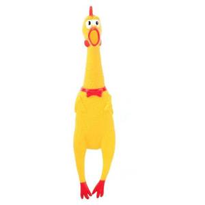 lot 2637 image: POPLAY Rubber ChickenSqueeze Chicken, Prank Novelty Toy Party Favors for Kids, Adults, Dogs, Family Games,Keep Your Chicken Quiet