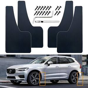 lot 2646 image: QUYDDC Standard Size Soft Rubber Mud Flaps Universal Wear Resistance Mudguards All Weather Wide Body, Fits for SUVs MPV (Not Fits to Full-Size SUVs) Exterior Accessories Black, Front & Rear, 4Pcs Set