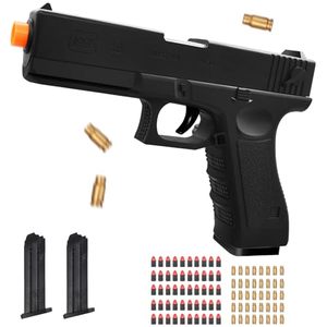lot 2657 image: Bugrtey Soft Bullet Toy Gun, Toy Guns with Shell Ejecting, Toy Foam Blasters & Guns for Boys, Gift Box for Christmas Birthday for Boys Girls Adults Age 8