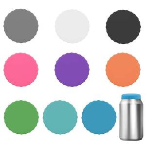 lot 2725 image: Chanseen 9Pcs Silicone Can Covers for Soda, Soda Can Lids Topper Stopper Protector for Beer Drink Juice Cola Beverage, Fits Standard Cans