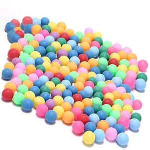 lot 12516 image: KEVENZ 60-Pack Ping Pong Balls, Assorted Color Table Tennis Balls, Multi-Color Pong Balls for Pong Games, Arts and Craft, Party Decoration