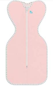 lot 12521 image: Love to Dream Swaddle UP, Baby Sleep Sack, Self-Soothing Swaddles for Newborns, Improves Sleep, Snug Fit Helps Calm Startle Reflex, New Born Essentials for Baby, 1.0 TOG, 5-8.5 lbs, Pink