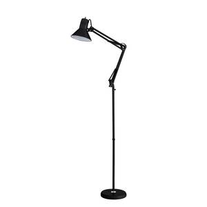 lot 12526 image: Bostitch Office VLF100F Swing Arm Metal Floor Lamp, 72 Tall with Multi-Joint Adjustment, Includes Replaceable LED Bulb (VLF), Black
