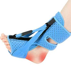 lot 12585 image: ANSUSIC Plantar Fasciitis Night Splint-Upgrade 3 Adjustable Planters Facetious Relief Brace,Plantar Fasciitis Relief Women Men Straps,Support Relief Foot Drop Achilles Tendonitis Day Night(Blue-1PC)