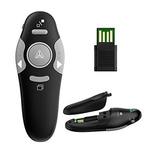lot 12601 image: QUI Presentation Clicker Wireless Presenter Remote Clicker for PowerPoint Presentation Remote, PPT PowerPoint Clicker Slide Clickers for MacWindowsLinux, ComputerLaptop, Google SlidePPTKeynote